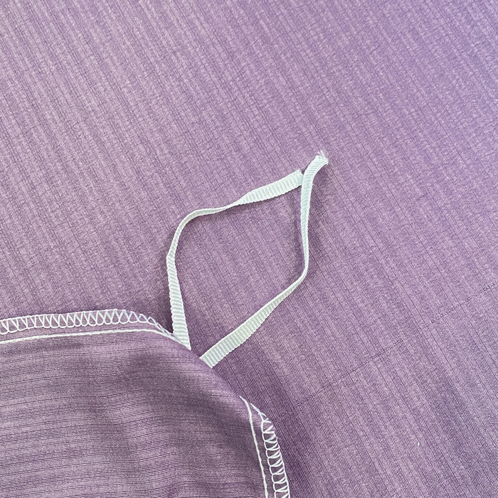 91家纺网 家纺一手货源 找家纺 红日子纺织品 2026春夏云感复古+小清新皱皱纱四件套 远黛-紫