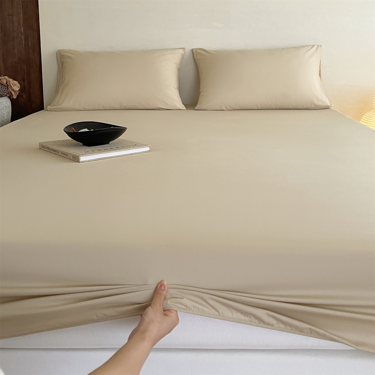 91家纺网 家纺一手货源 找家纺 （总）三味舒屋 2026新款初色系列全棉水洗棉系列单品床笠（平台券后单品利润不低于45元/套件利润不低于120元 谢谢配合）