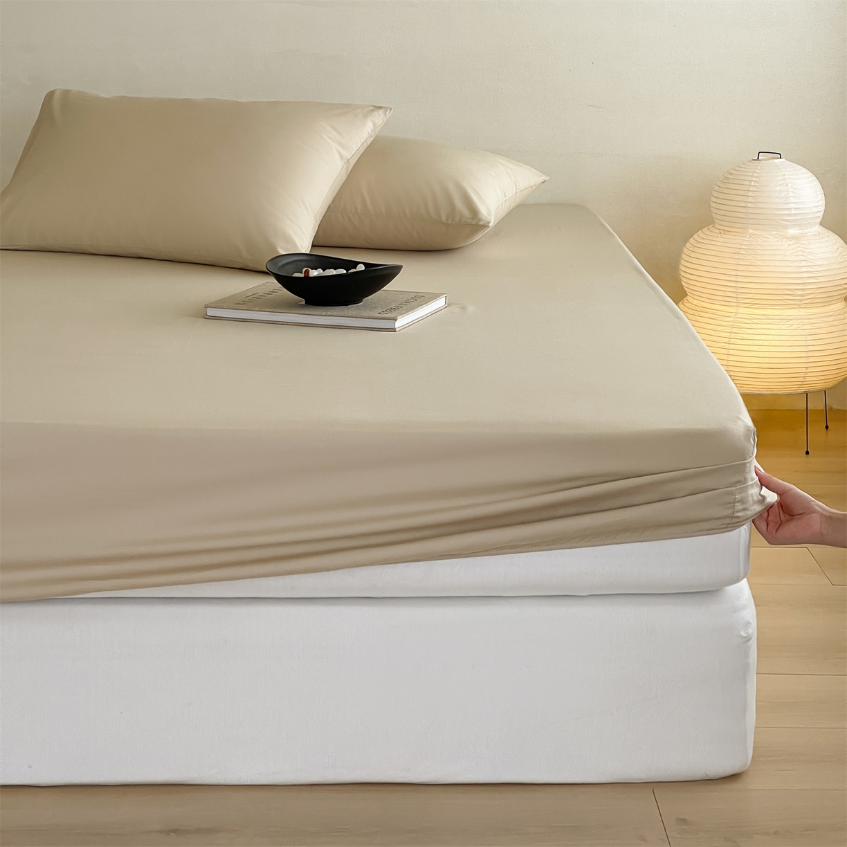 91家纺网 家纺一手货源 找家纺 （总）三味舒屋 2026新款初色系列全棉水洗棉系列单品床笠（平台券后单品利润不低于45元/套件利润不低于120元 谢谢配合）