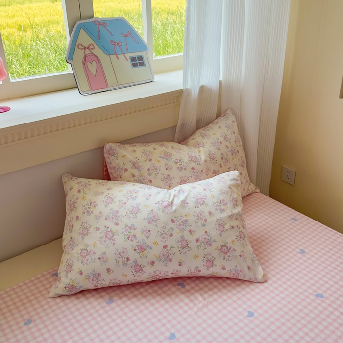 91家纺网 家纺一手货源 找家纺 蓝雀翎 2025新款全棉印花新疆棉花夏被 洛琳-粉