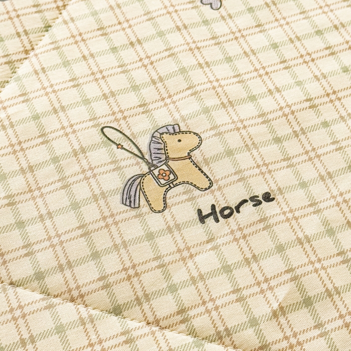 91家纺网 家纺一手货源 找家纺 蓝雀翎 2025新款全棉印花新疆棉花夏被 马到成功