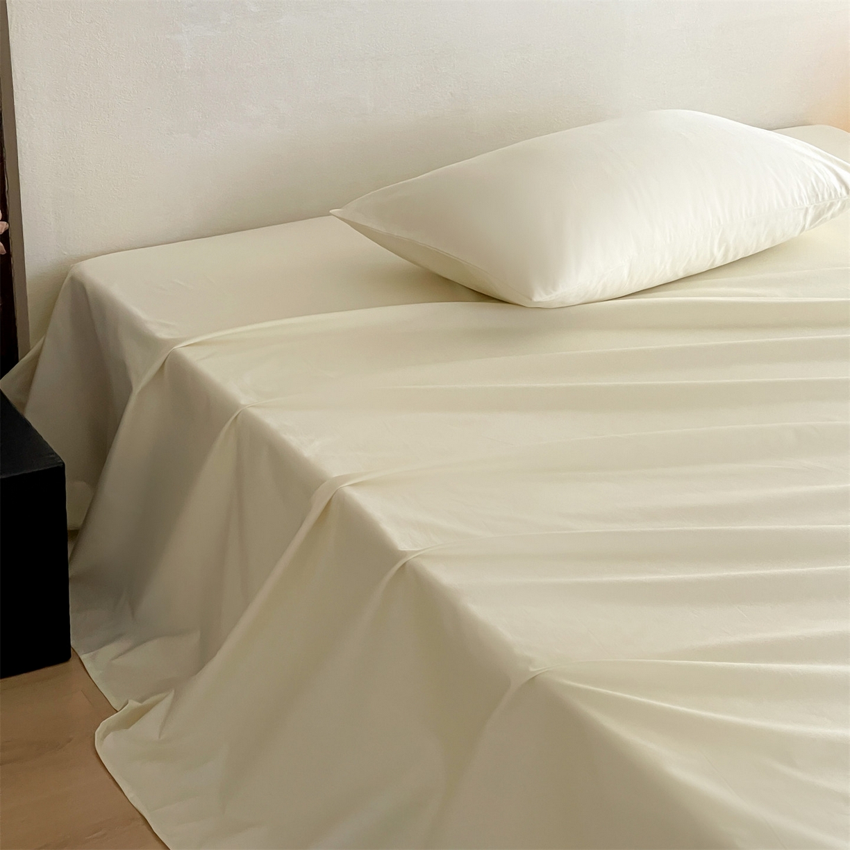 91家纺网 家纺一手货源 找家纺 三味舒屋 2026新款初色系列全棉水洗棉系列单品床单（平台券后单品利润不低于45元/套件利润不低于120元 谢谢配合） 奶昔白