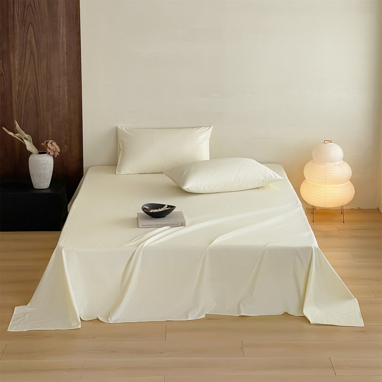 三味舒屋 2026新款初色系列全棉水洗棉系列单品床单（平台券后单品利润不低于45元/套件利润不低于120元 谢谢配合） 奶昔白