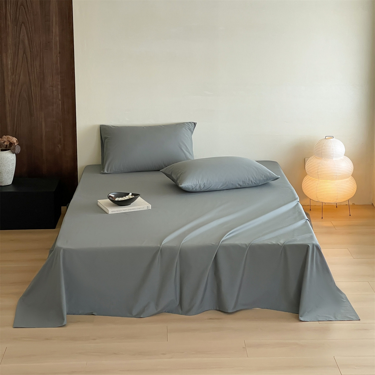 三味舒屋 2026新款初色系列全棉水洗棉系列单品床单（平台券后单品利润不低于45元/套件利润不低于120元 谢谢配合） 石墨灰