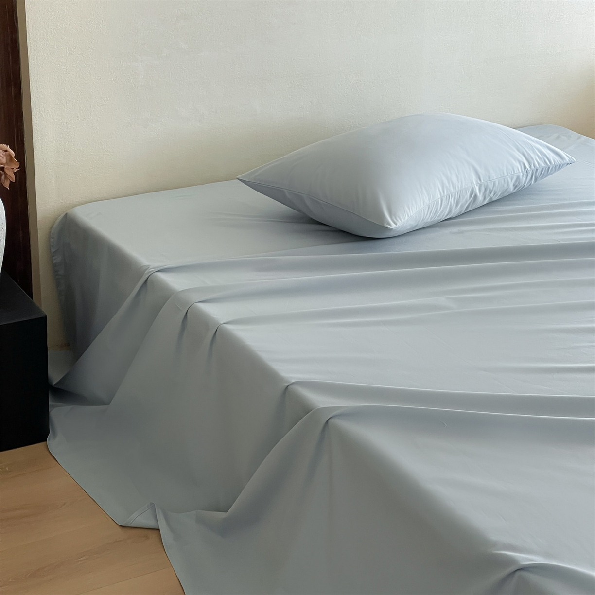 91家纺网 家纺一手货源 找家纺 三味舒屋 2026新款初色系列全棉水洗棉系列单品床单（平台券后单品利润不低于45元/套件利润不低于120元 谢谢配合） 冰水兰