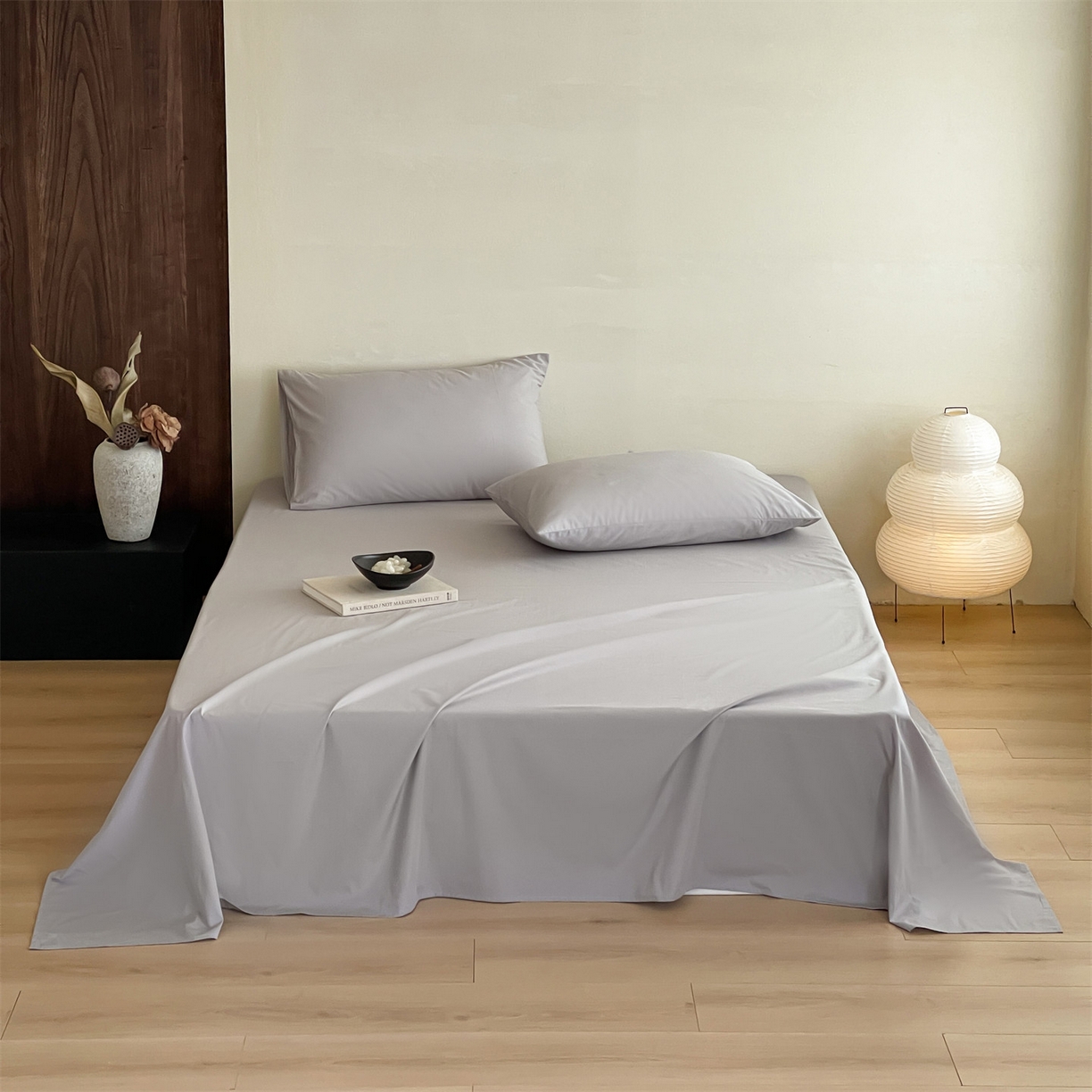 三味舒屋 2026新款初色系列全棉水洗棉系列单品床单（平台券后单品利润不低于45元/套件利润不低于120元 谢谢配合） 琥珀银