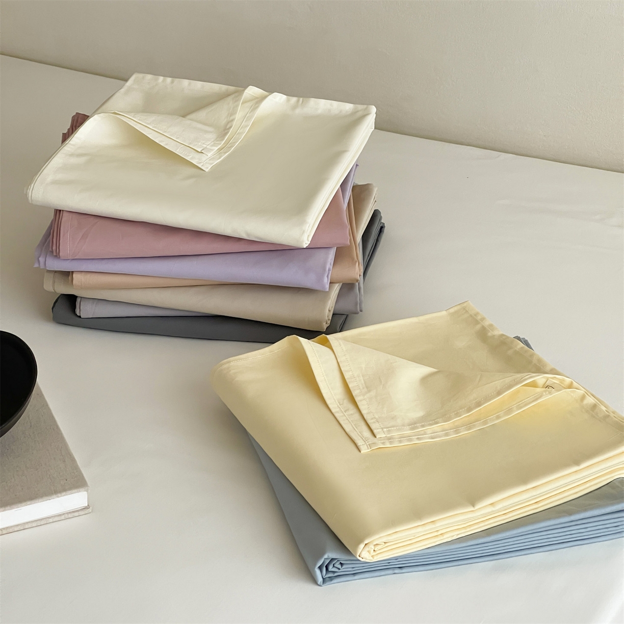 91家纺网 家纺一手货源 找家纺 三味舒屋 2026新款初色系列全棉水洗棉系列单品床单（平台券后单品利润不低于45元/套件利润不低于120元 谢谢配合） 组合图