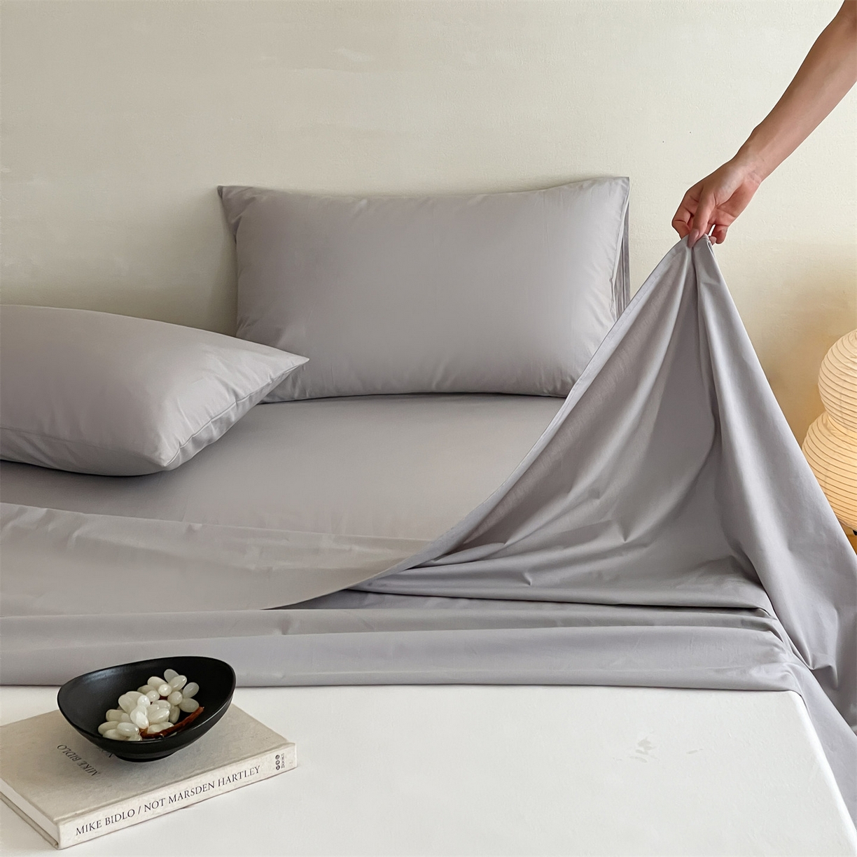 91家纺网 家纺一手货源 找家纺 三味舒屋 2026新款初色系列全棉水洗棉系列单品床单（平台券后单品利润不低于45元/套件利润不低于120元 谢谢配合） 琥珀银