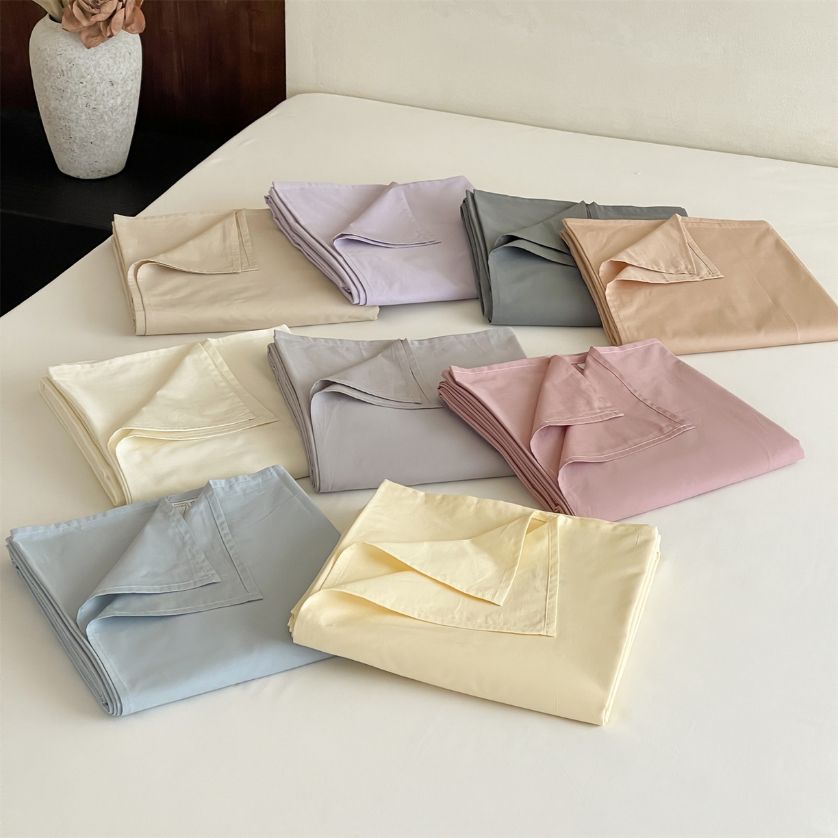 91家纺网 家纺一手货源 找家纺 三味舒屋 2026新款初色系列全棉水洗棉系列单品床单（平台券后单品利润不低于45元/套件利润不低于120元 谢谢配合） 组合图