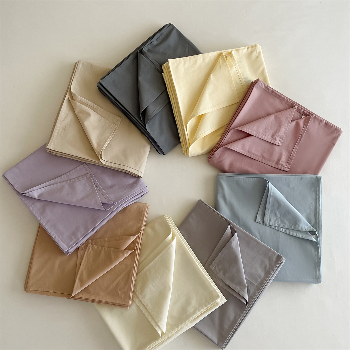 91家纺网 家纺一手货源 找家纺 三味舒屋 2026新款初色系列全棉水洗棉系列单品床单（平台券后单品利润不低于45元/套件利润不低于120元 谢谢配合） 组合图