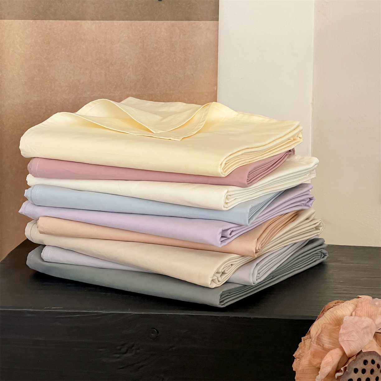 91家纺网 家纺一手货源 找家纺 三味舒屋 2026新款初色系列全棉水洗棉系列单品床单（平台券后单品利润不低于45元/套件利润不低于120元 谢谢配合） 组合图