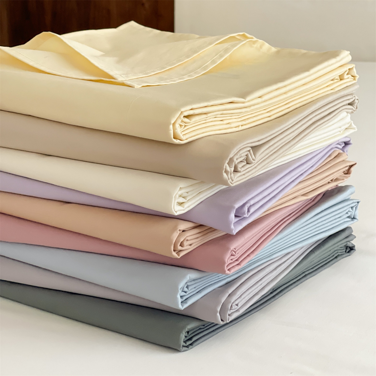 91家纺网 家纺一手货源 找家纺 三味舒屋 2026新款初色系列全棉水洗棉系列单品床单（平台券后单品利润不低于45元/套件利润不低于120元 谢谢配合） 组合图