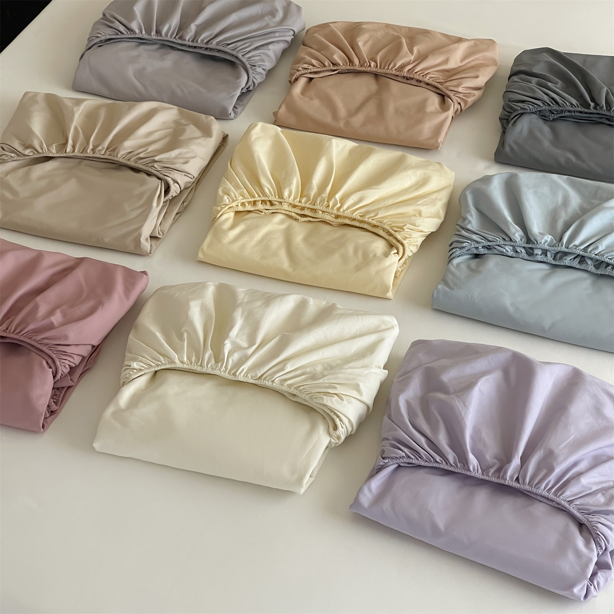 91家纺网 家纺一手货源 找家纺 三味舒屋 2026新款初色系列全棉水洗棉系列单品床笠（平台券后单品利润不低于45元/套件利润不低于120元 谢谢配合） 组合图