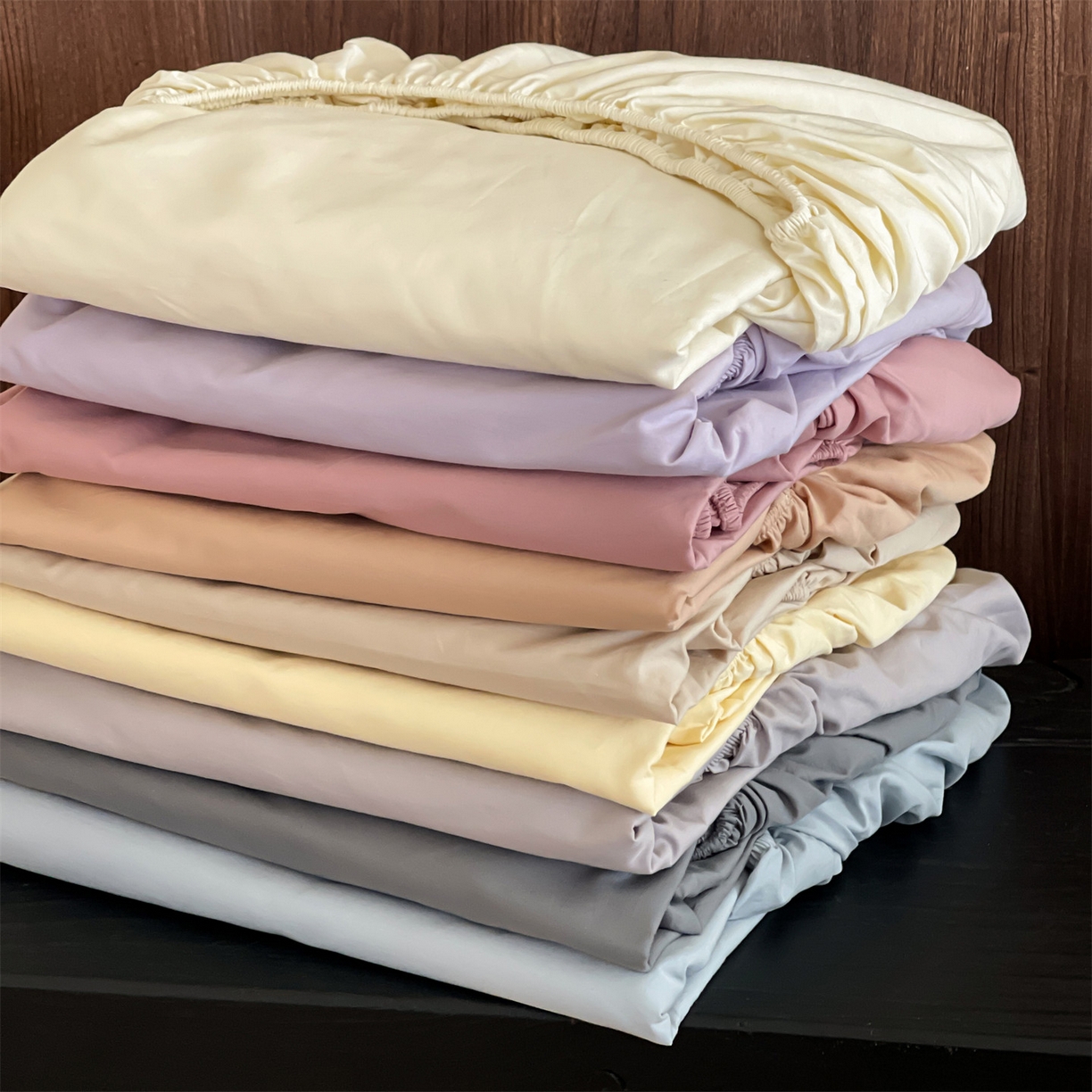 91家纺网 家纺一手货源 找家纺 三味舒屋 2026新款初色系列全棉水洗棉系列单品床笠（平台券后单品利润不低于45元/套件利润不低于120元 谢谢配合） 组合图