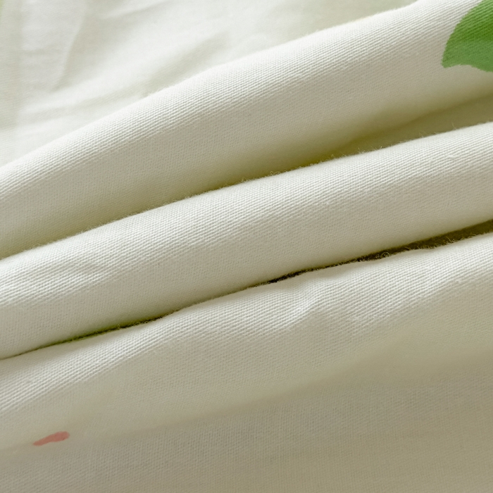 91家纺网 家纺一手货源 找家纺 蓝雀翎 2025新款全棉印花新疆棉花夏被 苹果派对