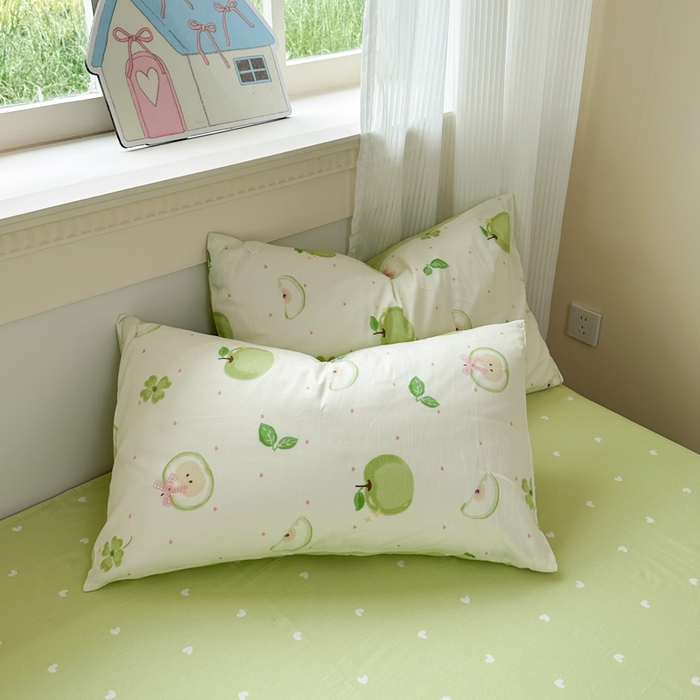 91家纺网 家纺一手货源 找家纺 蓝雀翎 2025新款全棉印花新疆棉花夏被 苹果派对