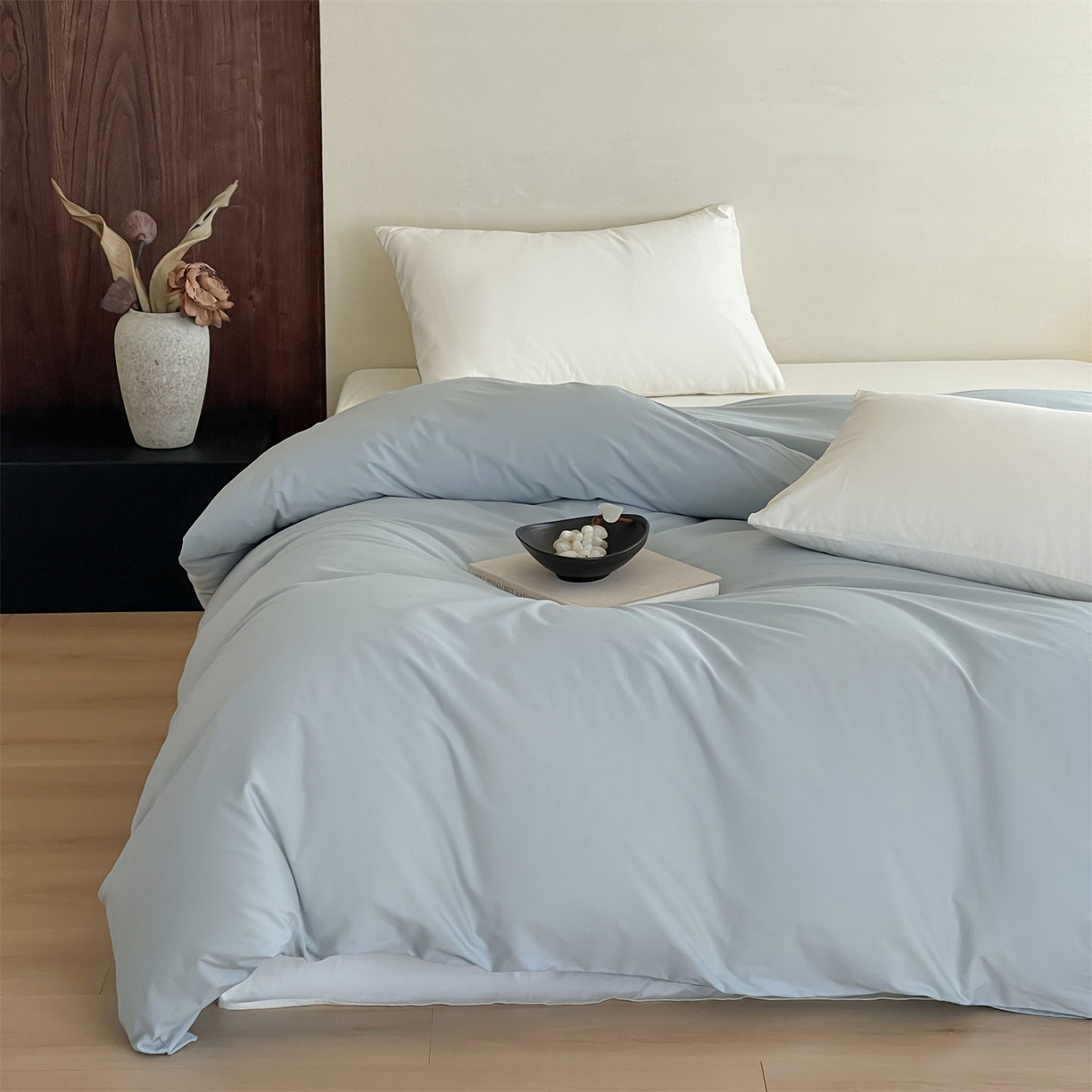 91家纺网 家纺一手货源 找家纺 三味舒屋 2026新款初色系列全棉水洗棉系列单品被套（平台券后单品利润不低于45元/套件利润不低于120元 谢谢配合） 冰水兰