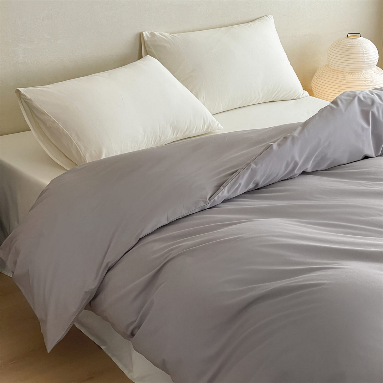 91家纺网 家纺一手货源 找家纺 三味舒屋 2026新款初色系列全棉水洗棉系列单品被套（平台券后单品利润不低于45元/套件利润不低于120元 谢谢配合） 琥珀银