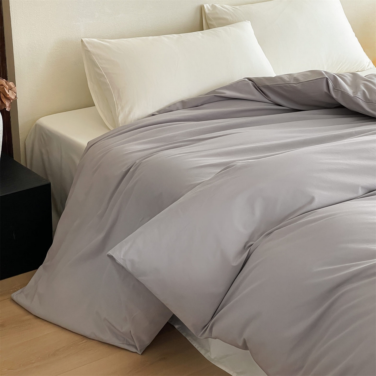 91家纺网 家纺一手货源 找家纺 三味舒屋 2026新款初色系列全棉水洗棉系列单品被套（平台券后单品利润不低于45元/套件利润不低于120元 谢谢配合） 琥珀银