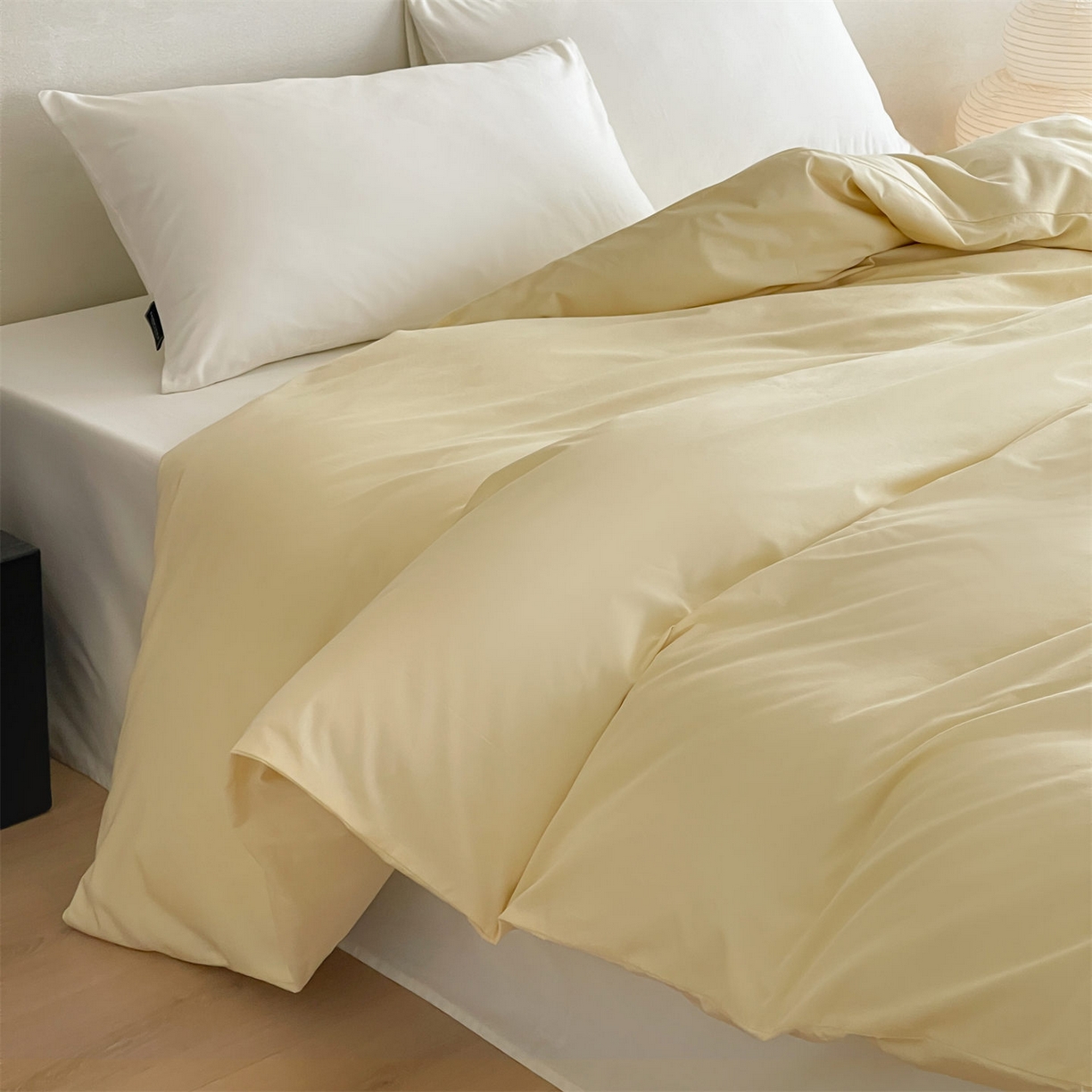 91家纺网 家纺一手货源 找家纺 三味舒屋 2026新款初色系列全棉水洗棉系列单品被套（平台券后单品利润不低于45元/套件利润不低于120元 谢谢配合） 米黄