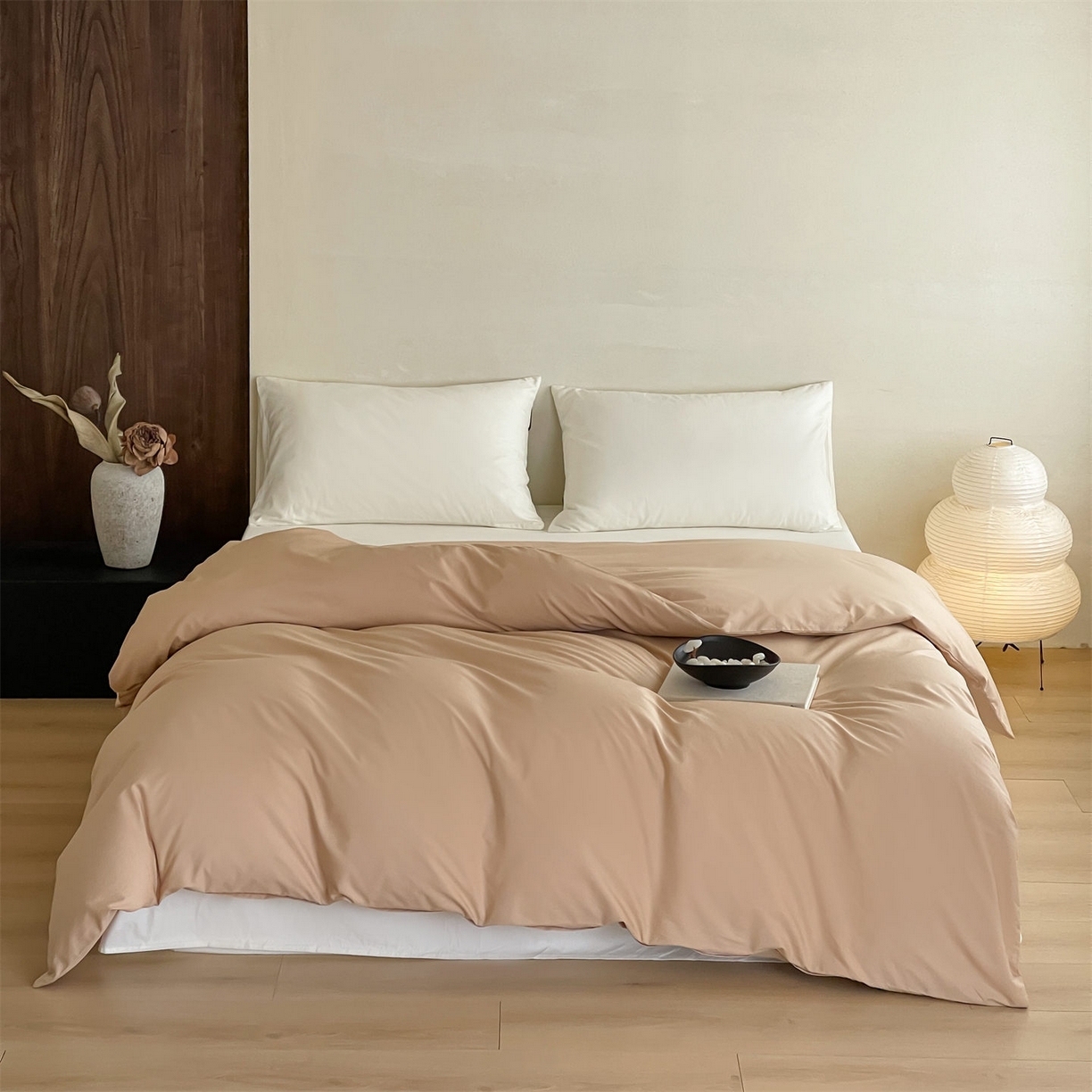 三味舒屋 2026新款初色系列全棉水洗棉系列单品被套（平台券后单品利润不低于45元/套件利润不低于120元 谢谢配合） 浅驼