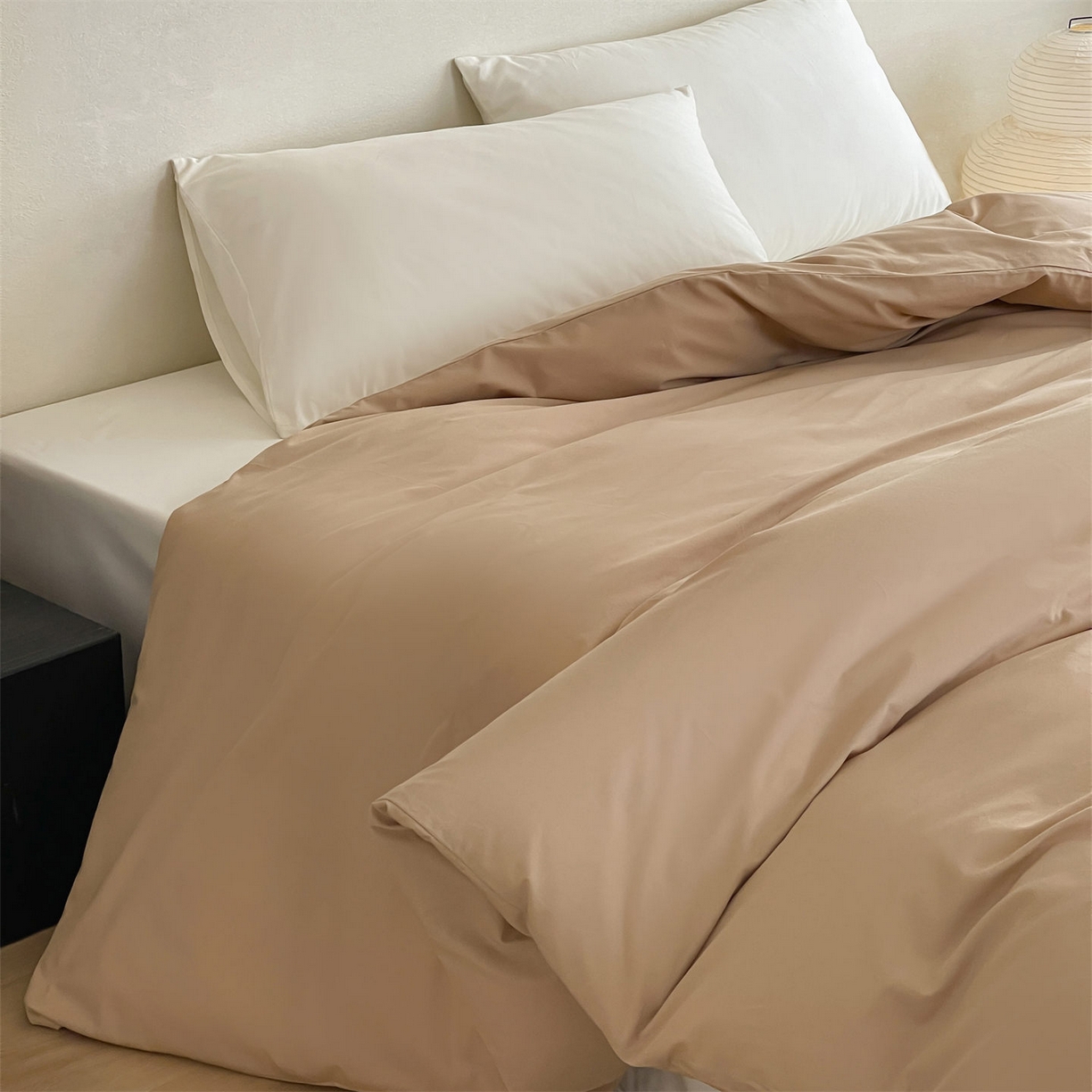 91家纺网 家纺一手货源 找家纺 三味舒屋 2026新款初色系列全棉水洗棉系列单品被套（平台券后单品利润不低于45元/套件利润不低于120元 谢谢配合） 浅驼