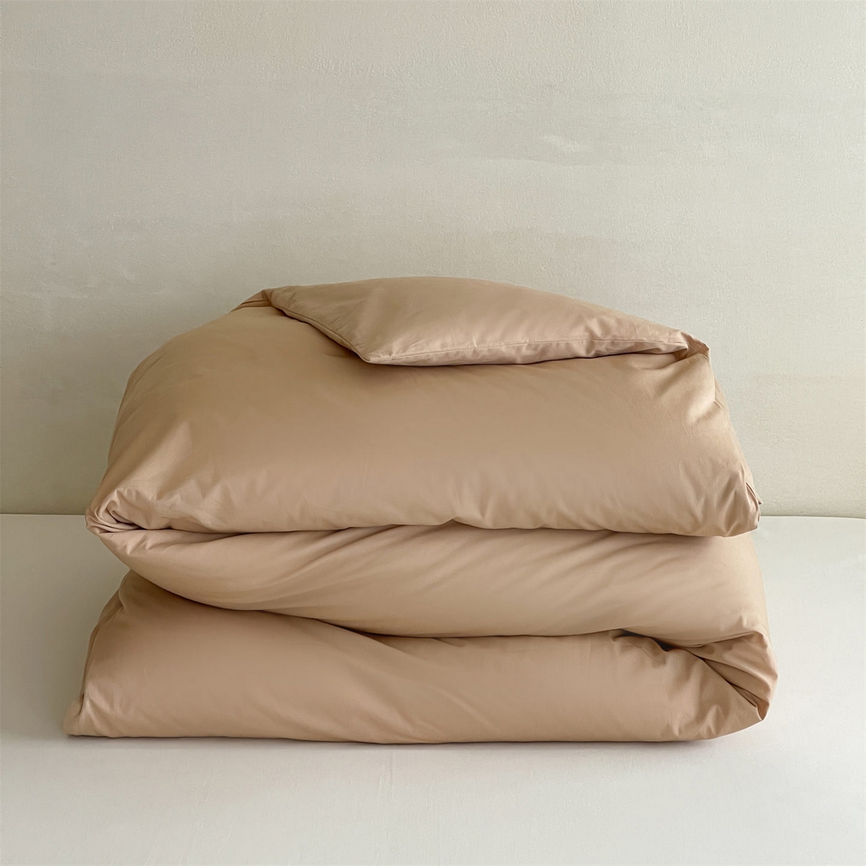 91家纺网 家纺一手货源 找家纺 三味舒屋 2026新款初色系列全棉水洗棉系列单品被套（平台券后单品利润不低于45元/套件利润不低于120元 谢谢配合） 浅驼