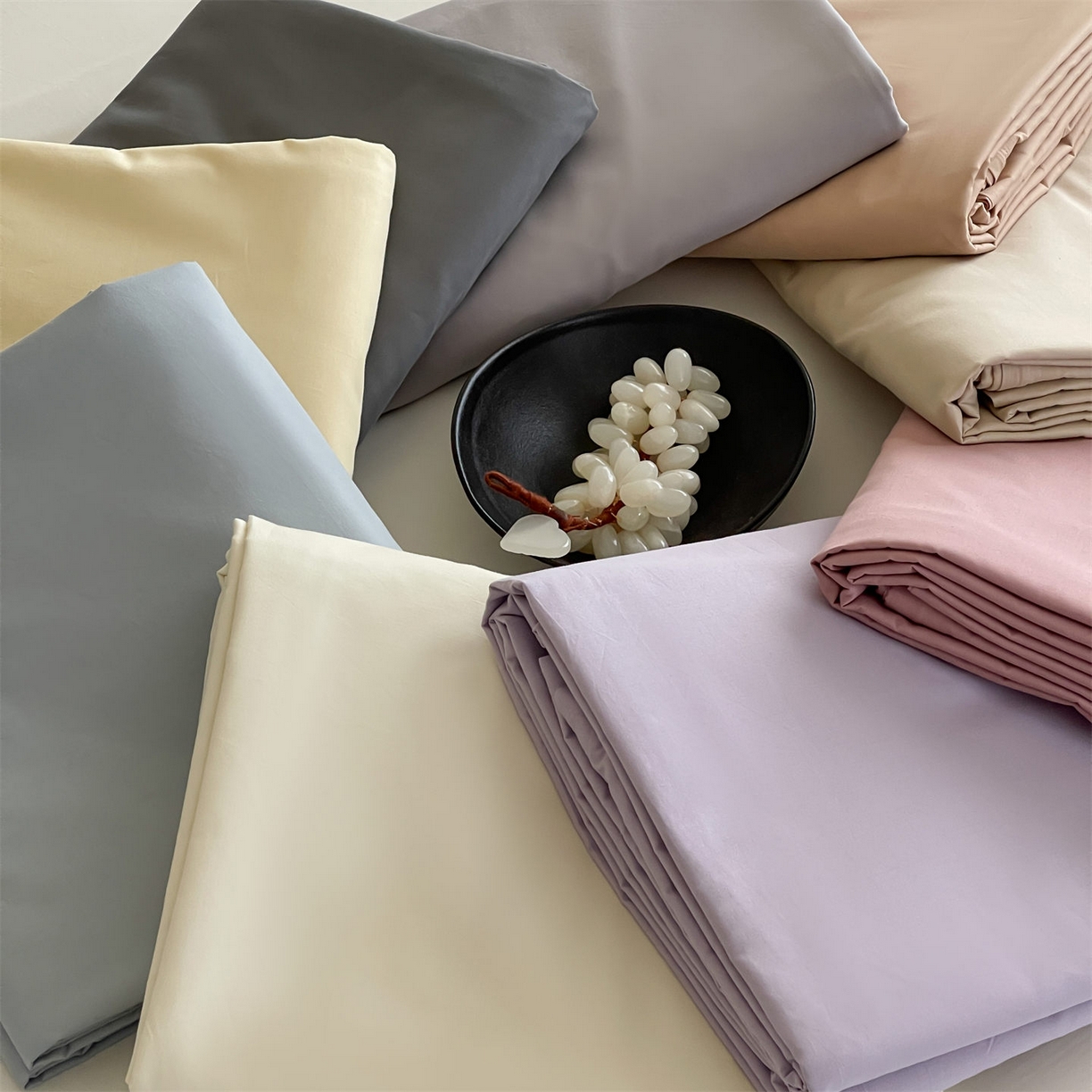 91家纺网 家纺一手货源 找家纺 三味舒屋 2026新款初色系列全棉水洗棉系列单品被套（平台券后单品利润不低于45元/套件利润不低于120元 谢谢配合） 组合图