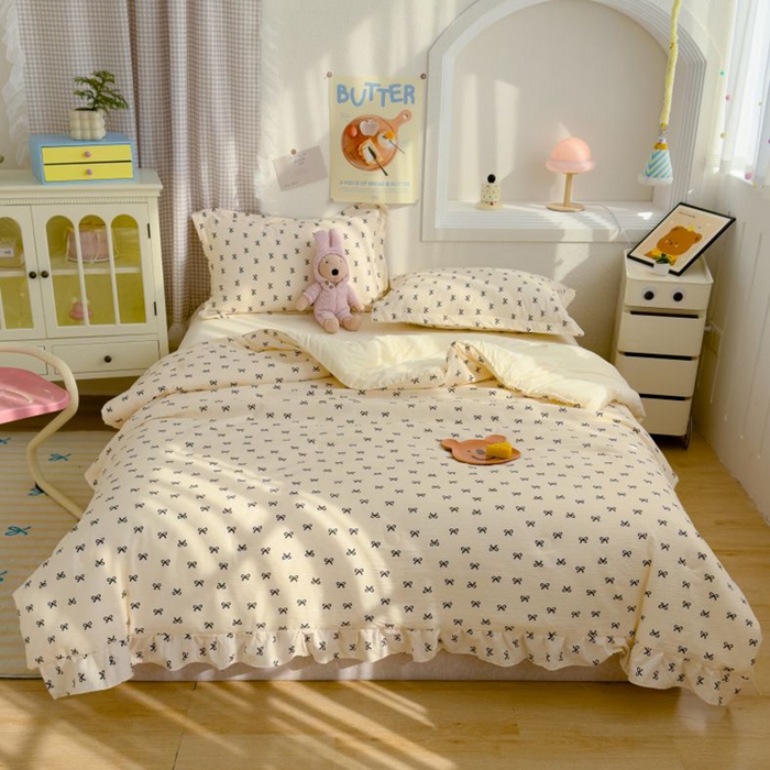 91家纺网 家纺一手货源 找家纺 （总）默忆 2026新款A类韩版花边木棉夏被夏凉被空调被被子被芯