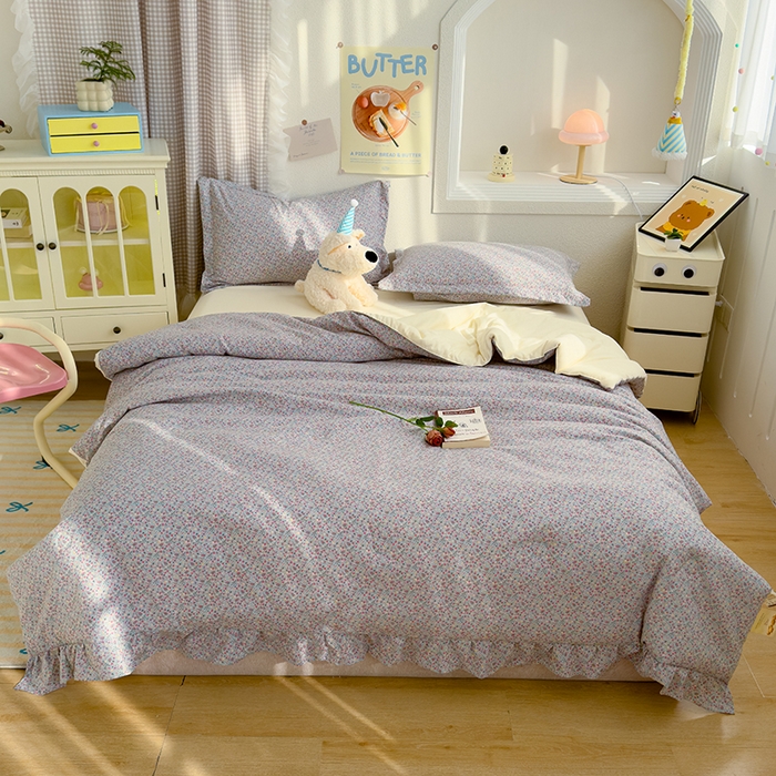 默忆 2026新款A类韩版花边木棉夏被夏凉被空调被被子被芯 万花丛林