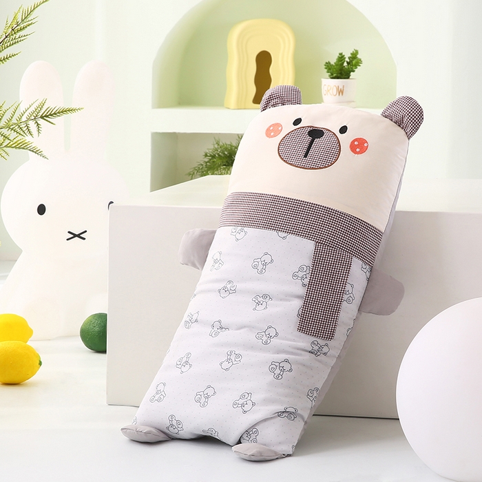 91家纺网 家纺一手货源 找家纺 （总）蔻眠 萌友集-全棉儿童卡通荞麦护颈枕头学生枕芯