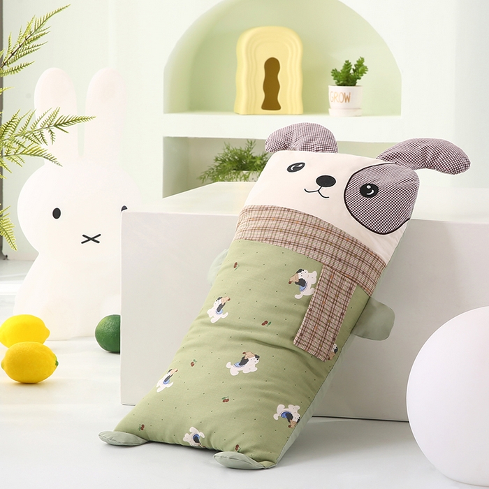 蔻眠 萌友集-全棉儿童卡通荞麦护颈枕头学生枕芯 萌友集-狗狗