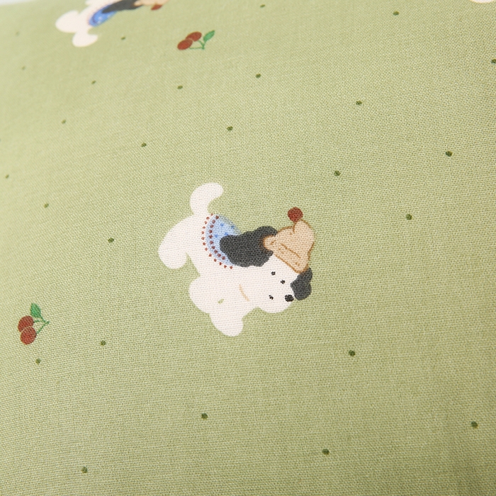 91家纺网 家纺一手货源 找家纺 蔻眠 萌友集-全棉儿童卡通荞麦护颈枕头学生枕芯 萌友集-狗狗