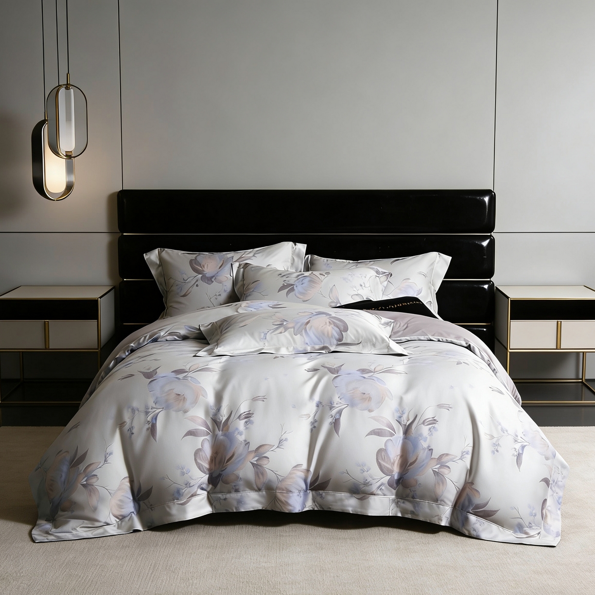 淳绵家居 2026新款色织提花四件套 玛奇朵 海洋蓝