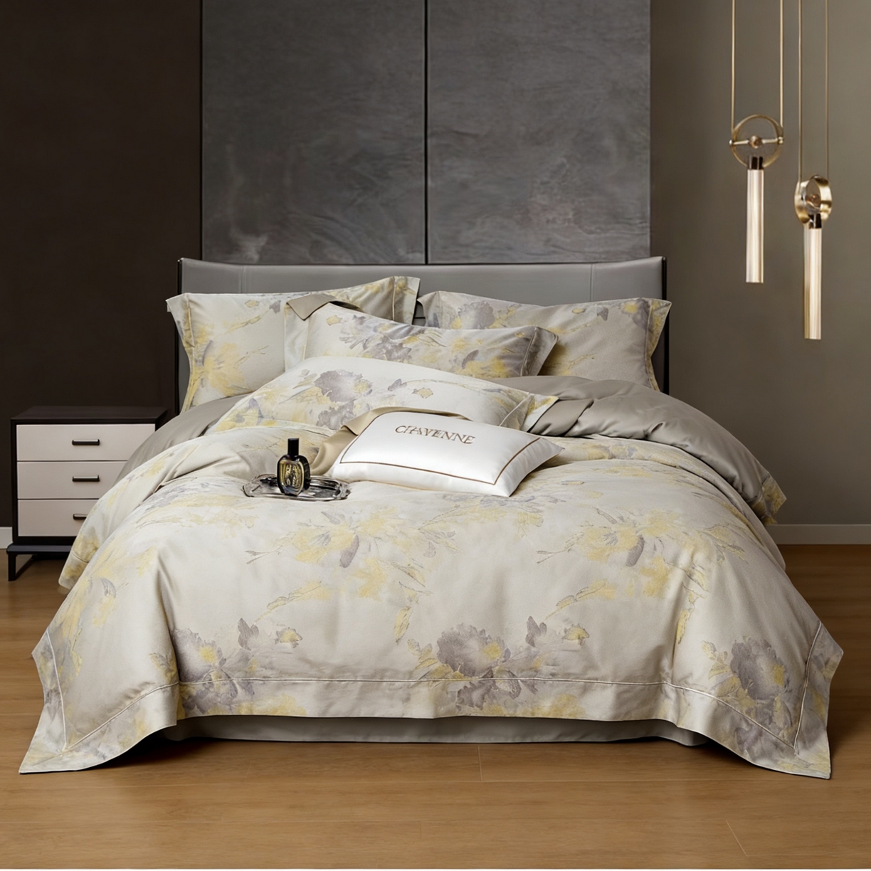 淳绵家居 2026新款色织提花四件套 艾琪 林叶青