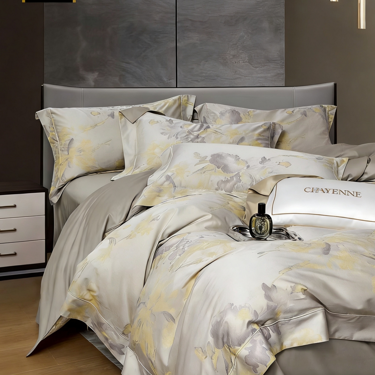 91家纺网 家纺一手货源 找家纺 淳绵家居 2026新款色织提花四件套 艾琪 林叶青