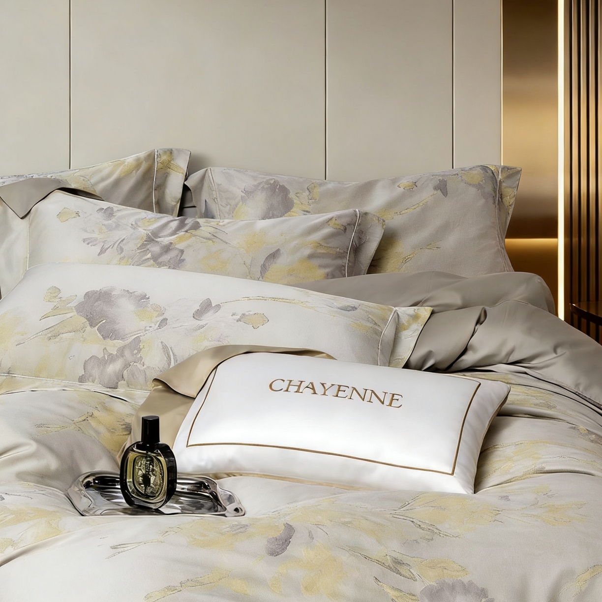 91家纺网 家纺一手货源 找家纺 淳绵家居 2026新款色织提花四件套 艾琪 林叶青