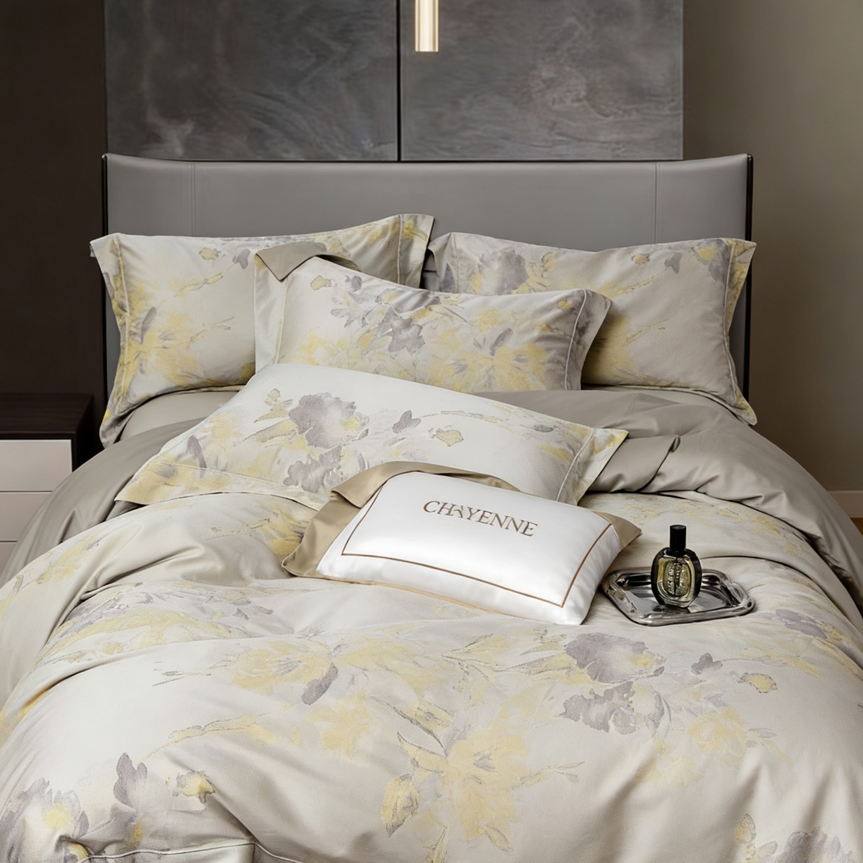 91家纺网 家纺一手货源 找家纺 淳绵家居 2026新款色织提花四件套 艾琪 林叶青