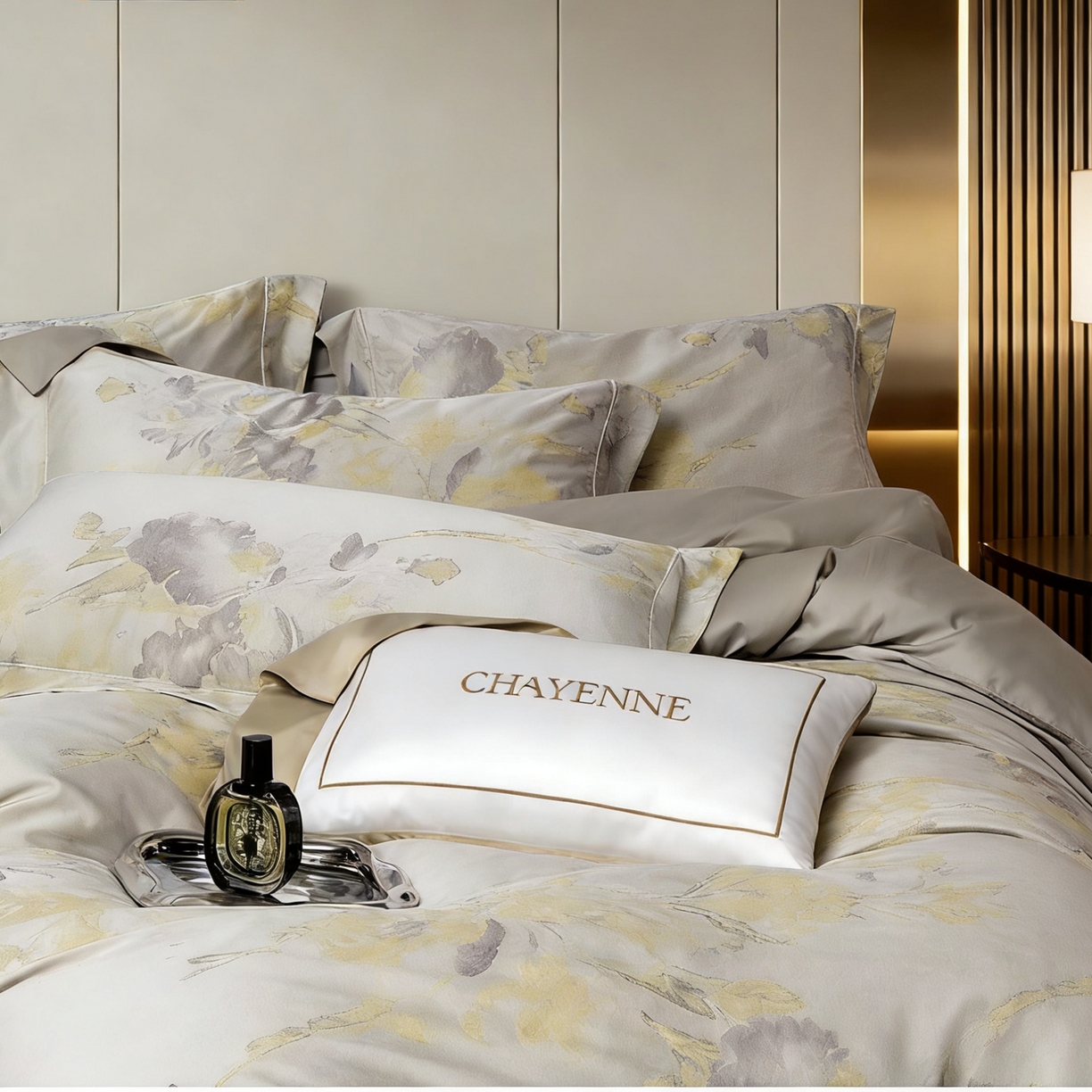 91家纺网 家纺一手货源 找家纺 淳绵家居 2026新款色织提花四件套 艾琪 林叶青