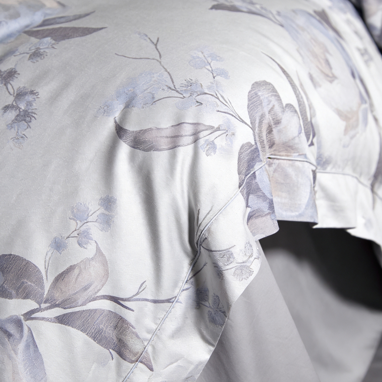 91家纺网 家纺一手货源 找家纺 淳绵家居 2026新款色织提花四件套 玛奇朵 海洋蓝