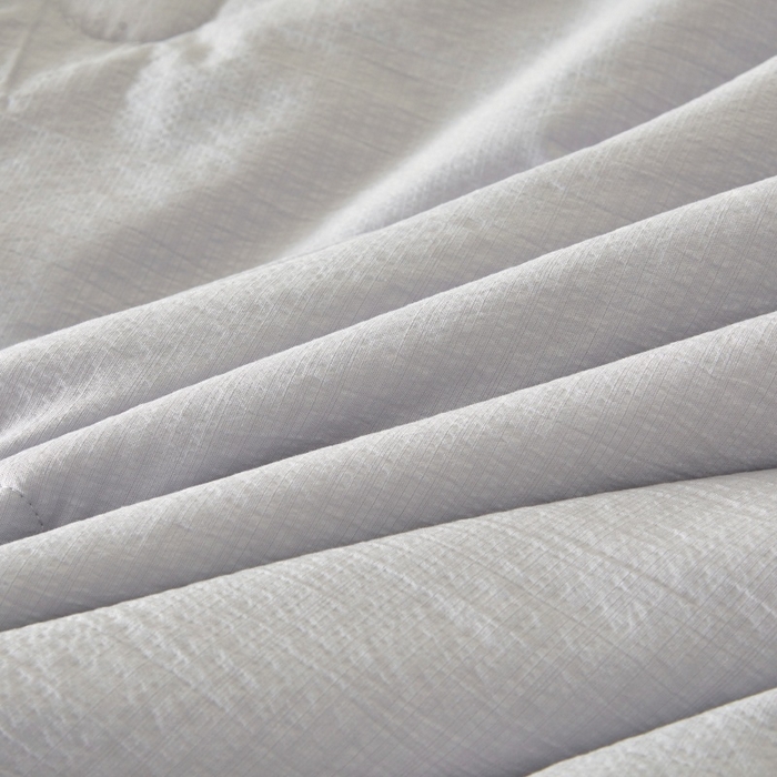 91家纺网 家纺一手货源 找家纺 友承家纺 皱皱纱木棉双层纱面料大豆纤维夏凉被空调被四季通用被子2026新款单人夏被芯双人可机洗水洗 香槟灰