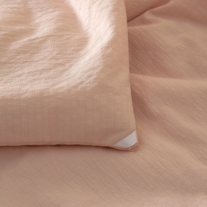 91家纺网 家纺一手货源 找家纺 友承家纺 皱皱纱木棉双层纱面料大豆纤维夏凉被空调被四季通用被子2026新款单人夏被芯双人可机洗水洗 香槟粉