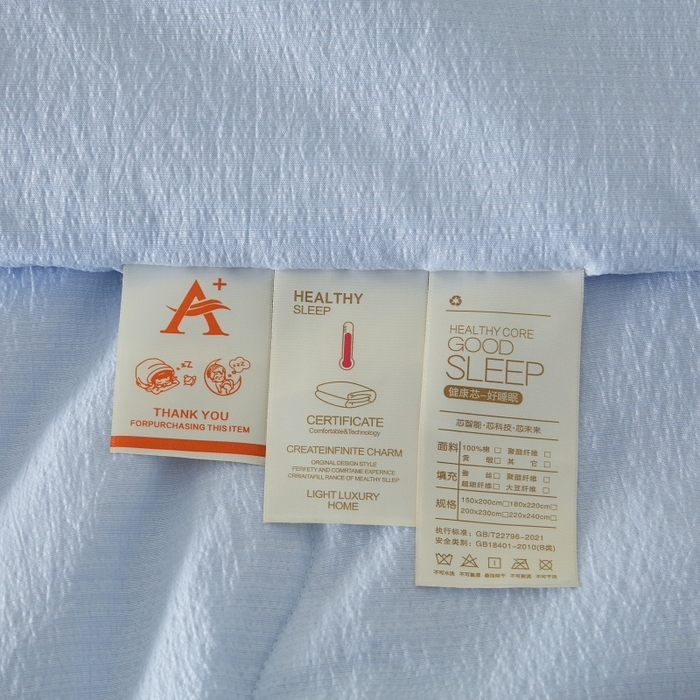 91家纺网 家纺一手货源 找家纺 友承家纺 皱皱纱木棉双层纱面料大豆纤维夏凉被空调被四季通用被子2026新款单人夏被芯双人可机洗水洗 香槟兰