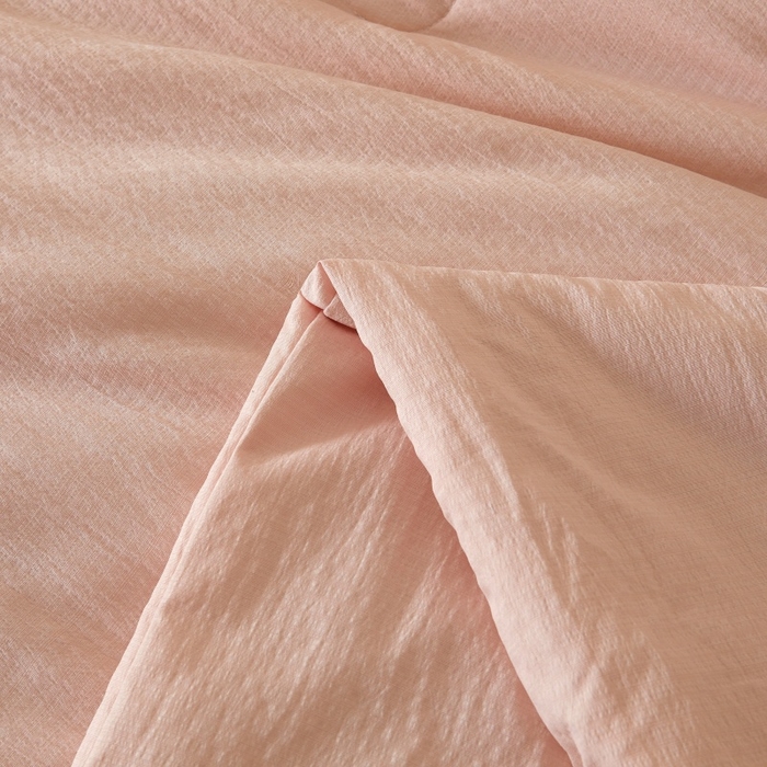 91家纺网 家纺一手货源 找家纺 友承家纺 皱皱纱木棉双层纱面料大豆纤维夏凉被空调被四季通用被子2026新款单人夏被芯双人可机洗水洗 香槟粉