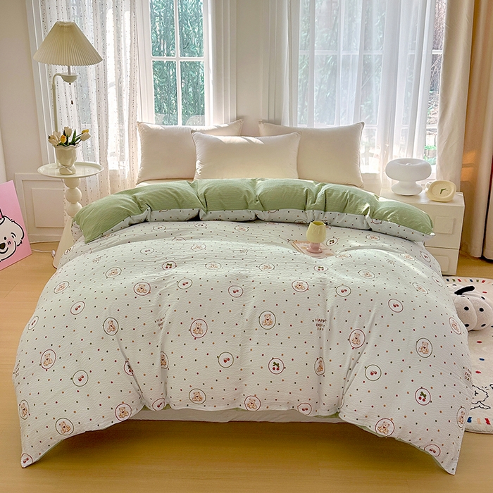 91家纺网 家纺一手货源 找家纺 （总）家贝爱 2026新款轻氧泡泡棉被套