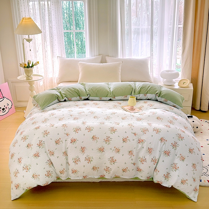 91家纺网 家纺一手货源 找家纺 （总）家贝爱 2026新款轻氧泡泡棉被套