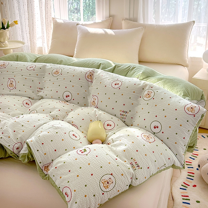 91家纺网 家纺一手货源 找家纺 （总）家贝爱 2026新款轻氧泡泡棉被套