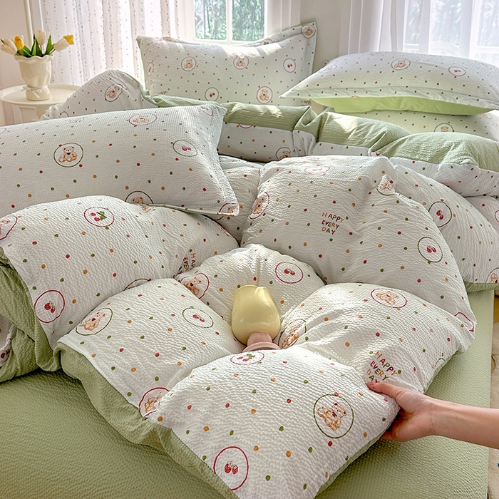 91家纺网 家纺一手货源 找家纺 （总）家贝爱 2026新款轻氧泡泡棉被套