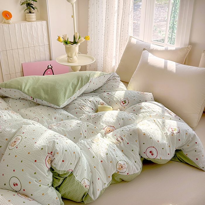 91家纺网 家纺一手货源 找家纺 （总）家贝爱 2026新款轻氧泡泡棉被套