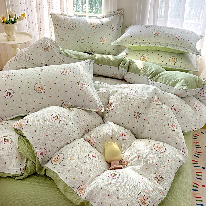 91家纺网 家纺一手货源 找家纺 （总）家贝爱 2026新款轻氧泡泡棉被套